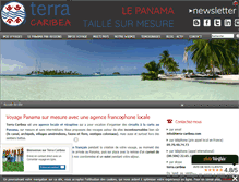 Tablet Screenshot of panama-voyage.com